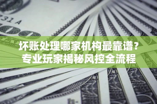北京坏账处理哪家机构最靠谱？专业玩家揭秘风控全流程