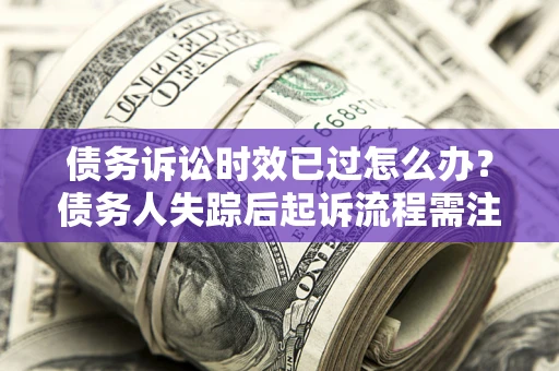 北京债务诉讼时效已过怎么办？债务人失踪后起诉流程需注意什么？